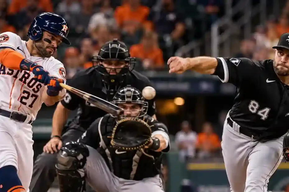 Houston Astros vs Chicago White Sox match player stats