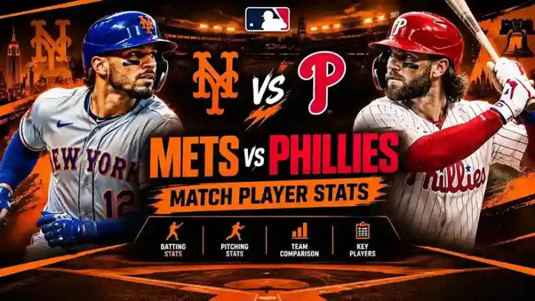 Mets vs Phillies Match Player Stats: Full Box Score, Top Performers and Key Moments