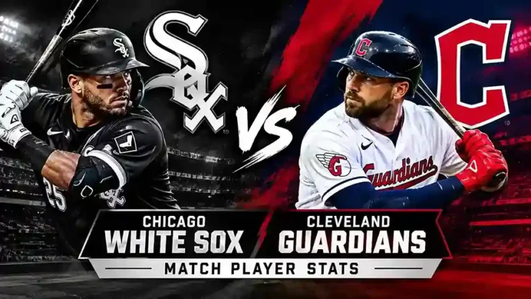 Chicago White Sox vs Cleveland Guardians Match Player Stats: Latest 2026 ALDS Update
