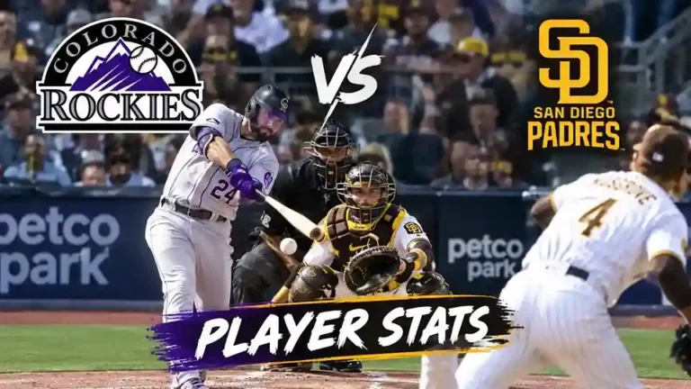 Colorado Rockies vs San Diego Padres Match Player Stats: 2026 Breakdown and Latest Updates